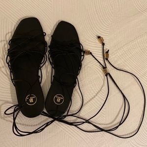 Balmain Flat Roman Sandel Size 36 1/5